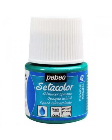 Setacolor Opaque moiré Turquoise