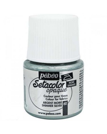 Setacolor Opaque moiré Argent