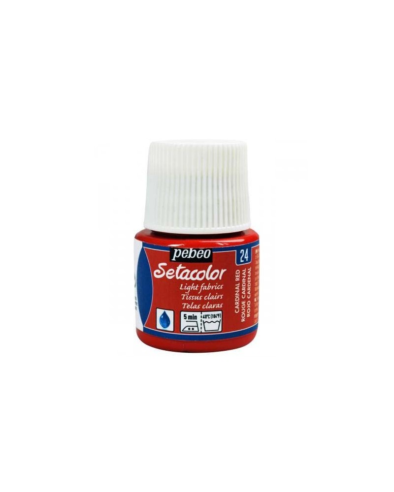 Setacolor Opaque tissus clairs Rouge cardinal