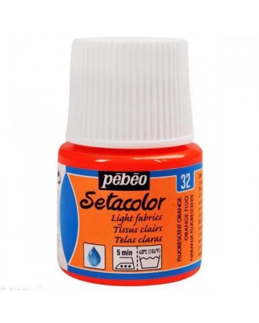 Setacolor tissus clairs Orange fluo