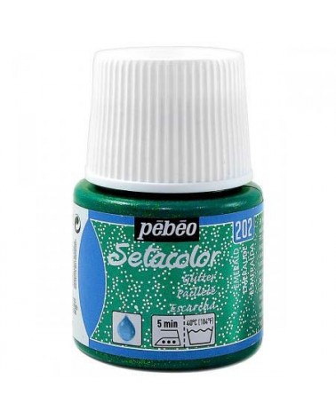 Setacolor pailletté Emeraude