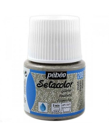 Setacolor pailletté Argent