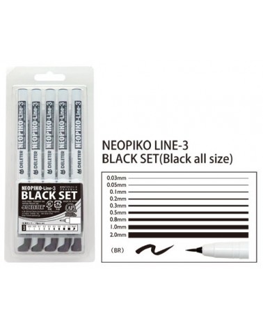 Neopiko-Line-3 - Set Noir A+B