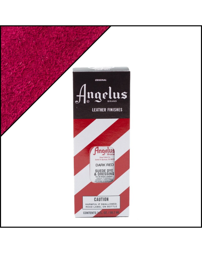 Angelus Dyes & Paint Dark Red 1Pt - Suede Dye - Leather Paint & Dye from  Fat Buddha Store UK