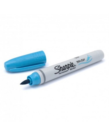 Sharpie Brush Bleu turquoise