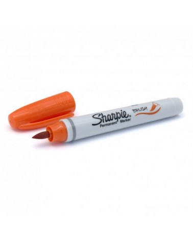 Sharpie Brush Orange