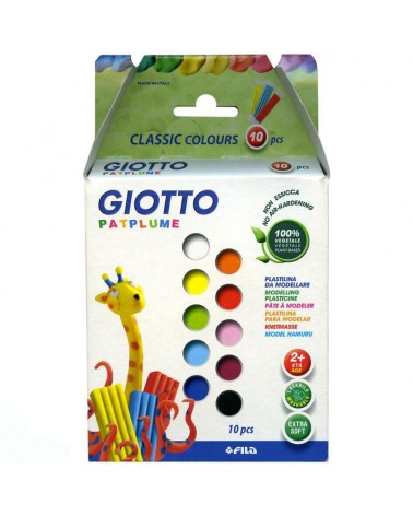 Patplume Giotto 10 couleurs assorties standard