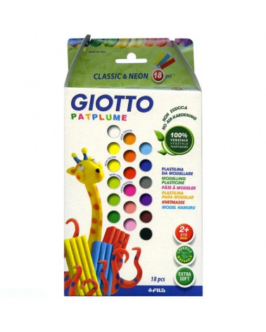 Patplume Giotto 8 couleurs pastels