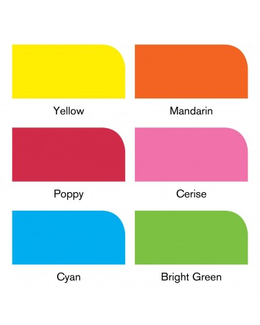 Set de 6 promarkers couleurs vives