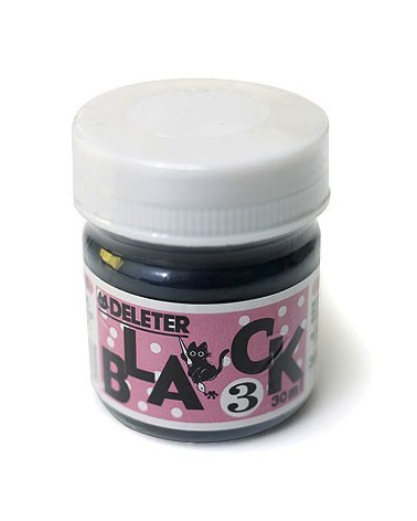 Encre noire Deleter N°3 - Encre noire waterproof très pigmentée