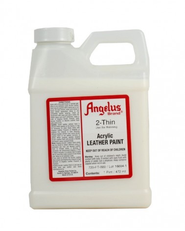 Angelus Flat White Acrylic Leather Paint 4oz