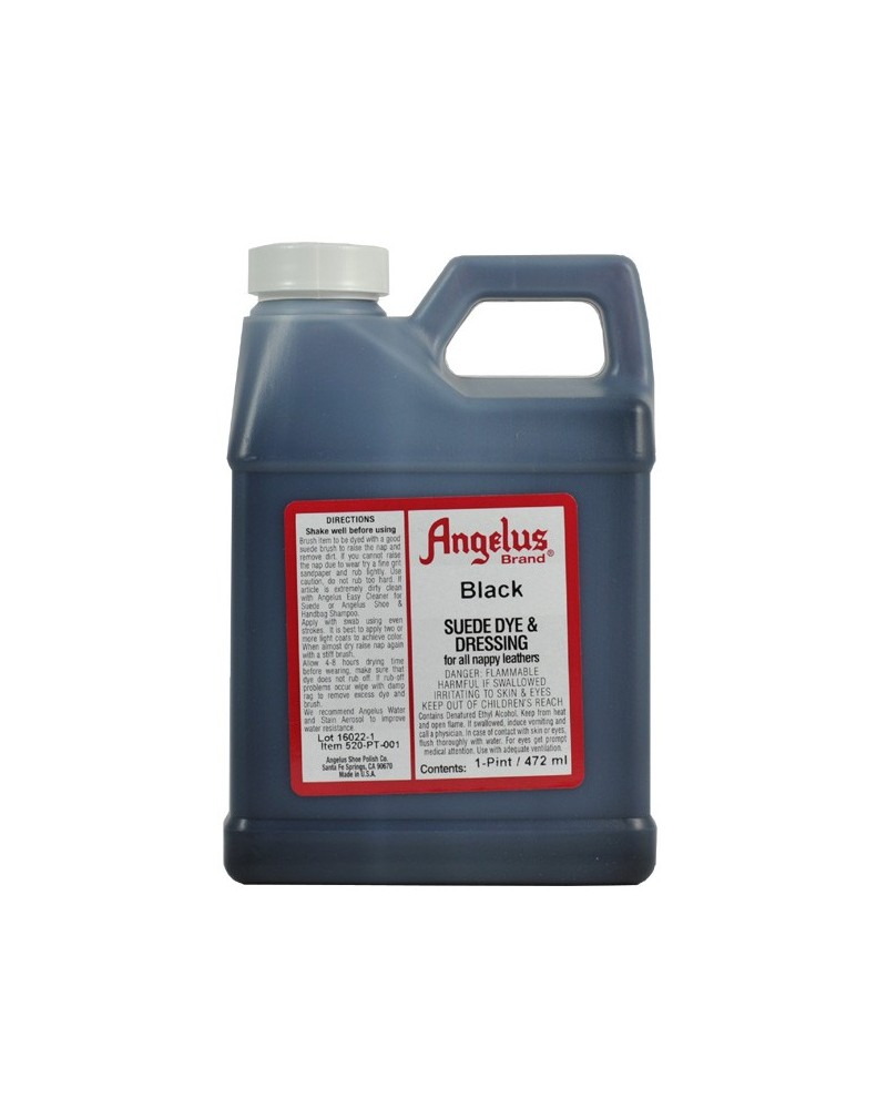 Angelus suede Dye Black pint