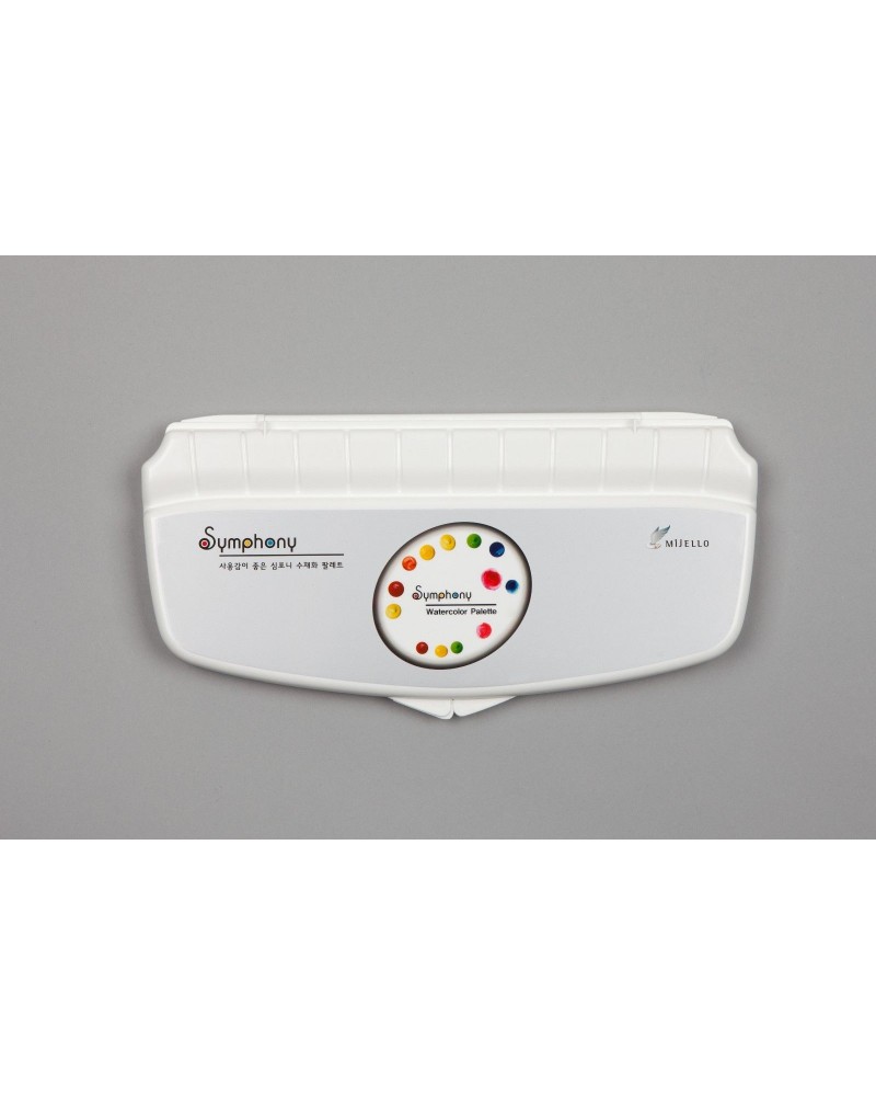 Palette avec couvercle symphonie 24 couleurs
