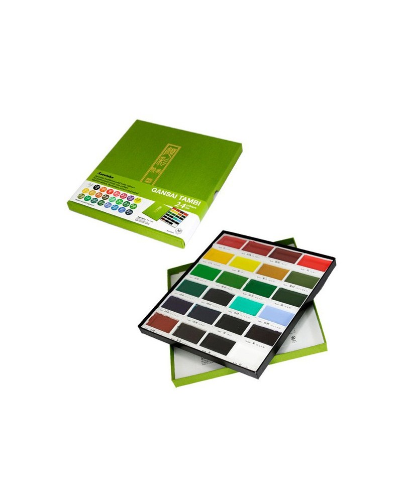 Boite de 12 Aquarelles Gansai
