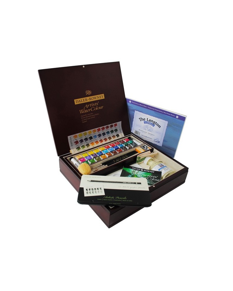 Coffret bois Huile extra-fine Sennelier