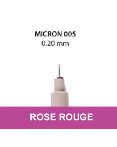 005 Rose rouge Pigma Micron