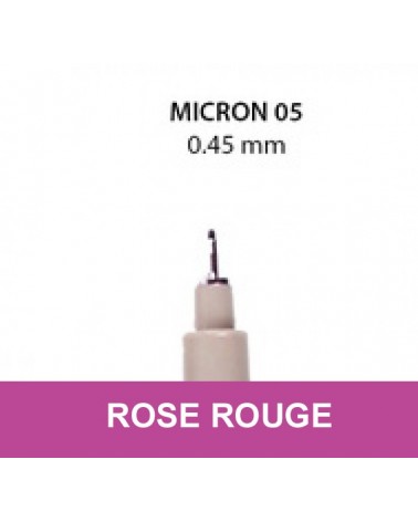 05 Rose rouge Pigma Micron