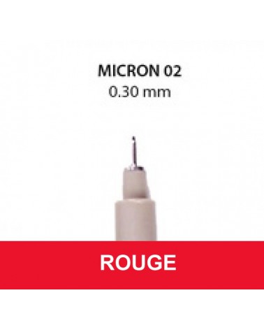 02 Rouge Pigma Micron