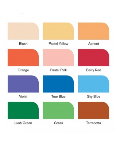 Set de 6 promarkers couleurs vives