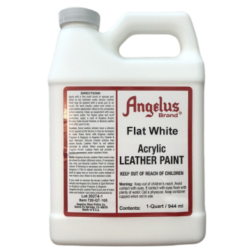 Angelus leather paint in quart sizes